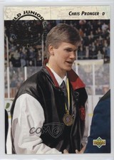 1992-93 Upper Deck World Juniors Championships Chris Pronger #591 HOF 3bh