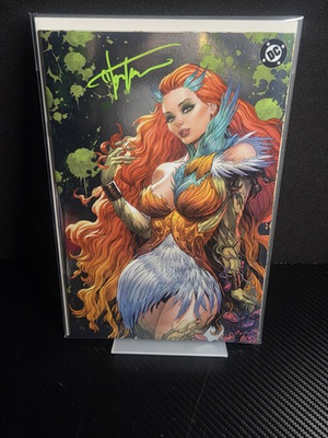 #ad #ad SIGNED W COA FOIL ABSOLUTE BATMAN #17 TYLER KIRKHAM POISON IVY BATTLE DAMAGE $64.99