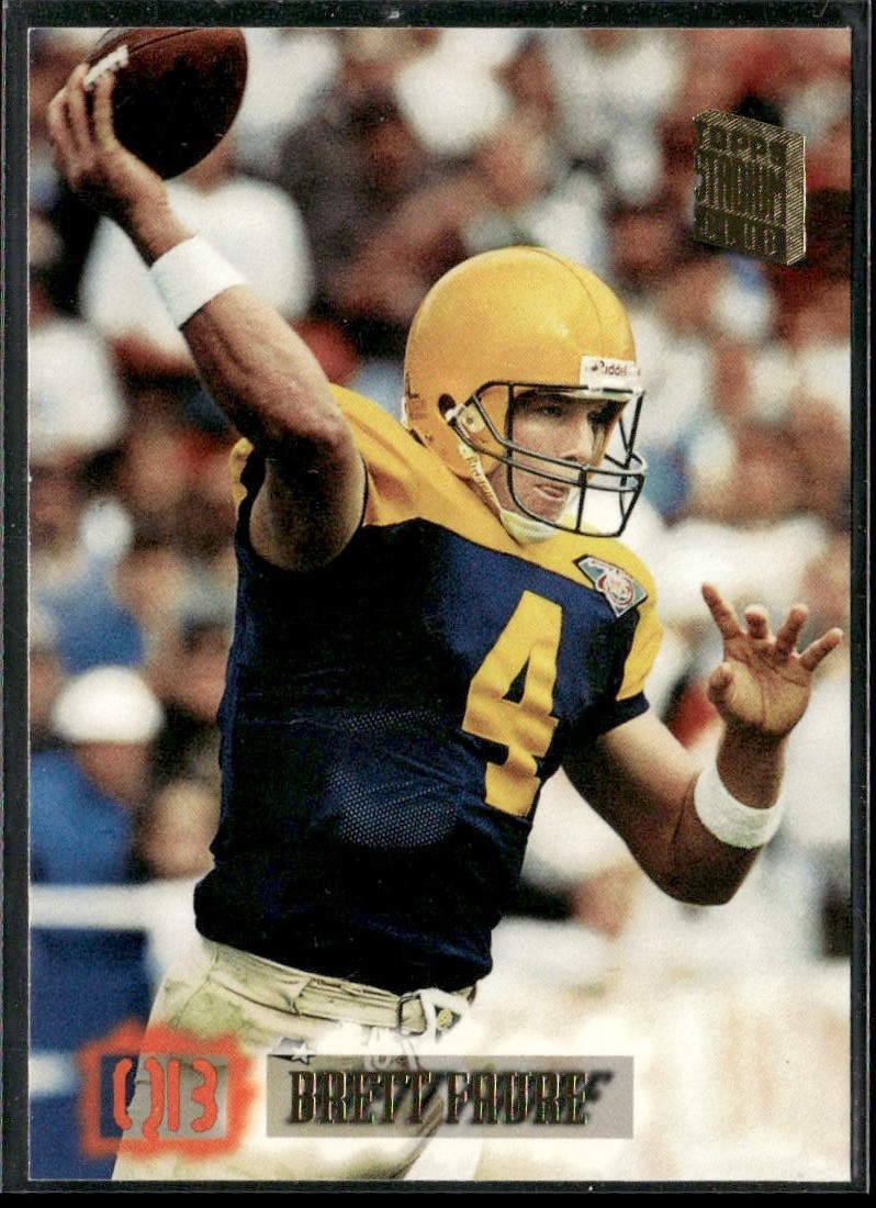 Brett Favre #604 Football Cards 1994 Stadium Club trading card — raw and PSA graded price guide