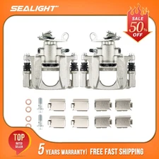 Pair Brake Caliper w/ Bracket for Dodge Journey 2009-2012 Rear Left & Right