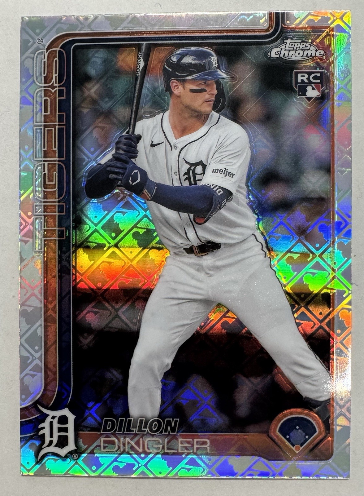 Dillon Dingler #274 2025 Topps Chrome Logofractor RC