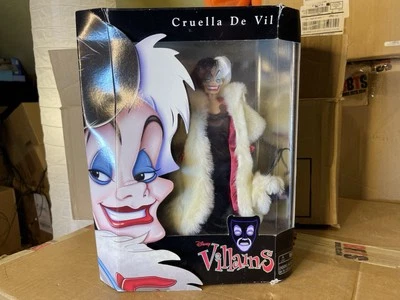 DISNEY Villains Cruella De Vil Doll 88010 New IN BAD BOX - Image 1 of 4
