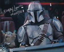 BARRY LOWIN signed Autogramm 20x25cm STAR WARS MANDO in Person autograph COA