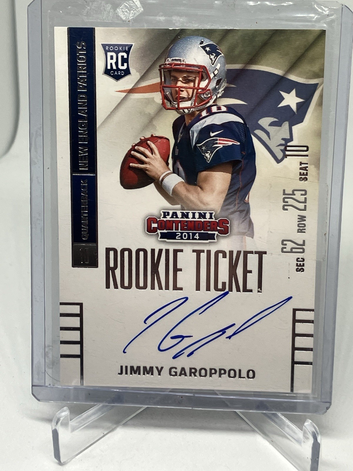 Jimmy Garoppolo Panini Contenders #221 Autograph