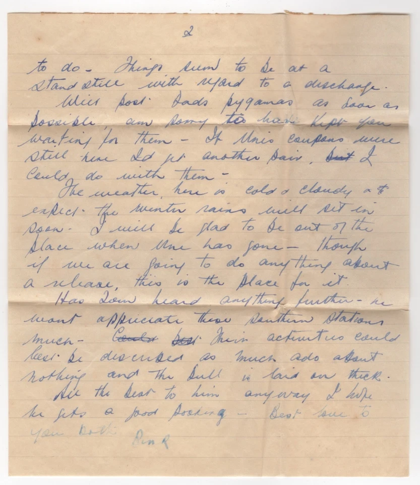 28 de mayo de 1945. Cubierta Cruz Roja. Melbourne a Woody Point. Foto 4 de 4