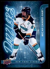 2024-25 Upper Deck PWHL Dazzlers Blue #DZ4 Micah Zandee-Hart NY Sirens