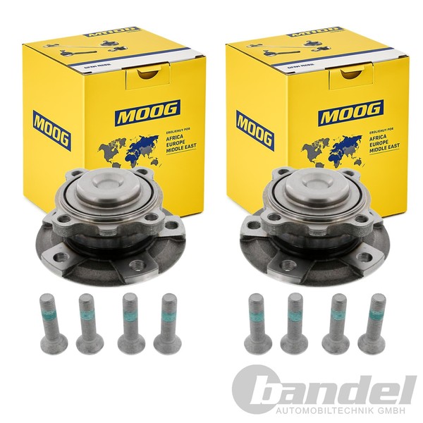 2X Moog RADLAGER-SATZ Radlagersatz Vorne Passend FüR Alpina B3 B4 BMW 1 2 3 4-image