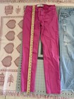 Lot 2 Abercrombie & Fitch Jeans Pants - Pink Skinny & Harber ankle Distressed — photo 2