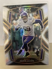 2020 Panini Select Club Level Silver Prizm Jared Allen #213 Minnesota Vikings