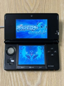 Nintendo 3DS Cosmo Black Console Tested Working Japan