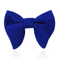 Bow Ties for Men, Men’s Pre-Tied Bow Ties, Velvet Bow Ties for Men, Royal Blue
