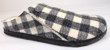 Bikrenstock Women's Zermatt Slip On Comfort Slipper Clog Size 11.0 M, Black Whit