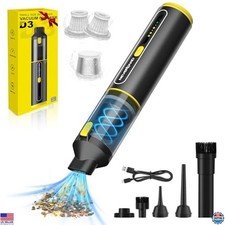 NEVERLAND 4-in-1 Cordless Car Vacuum - 20000Pa Suction Mini Cleaner for Cars &