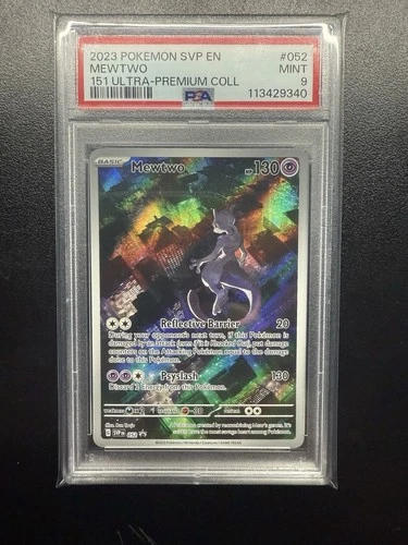 Pokémon Mewtwo 052 Scarlet & Violet Promo Holo PSA 9 2023 English TCG Card