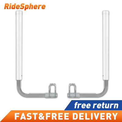 Boat Trailer Side Guide Ons 40 /48  Height Adjustable PVC Poles Steel Brackets
