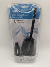 CYBER ACOUSTICS CVL-1084 USB MICROPHONE MICRO USB UPC: 646422104201 - NIP