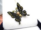 Black Hills Gold 10K Gold Black Powder-Coated Butterfly Pendant Necklace 20" 149 — photo 2