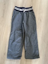 Boys Kids Hanna Andersson Grey French Terry Sweatpants Size 120 6-7 Years EUC