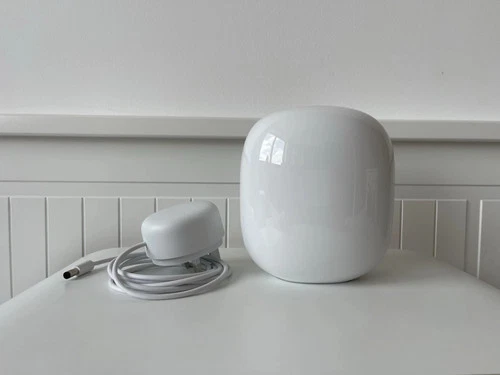 Google Nest Wifi Pro with Wi-Fi 6E Mesh Router in White w/ Cables