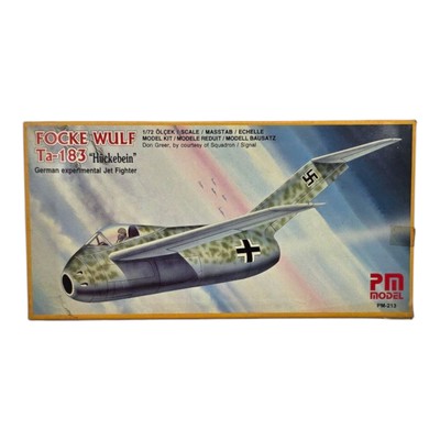 PM Models 1:72 Focke-Wulf Ta 183 'Huckebein'  Experimental Jet Fighter Unopened