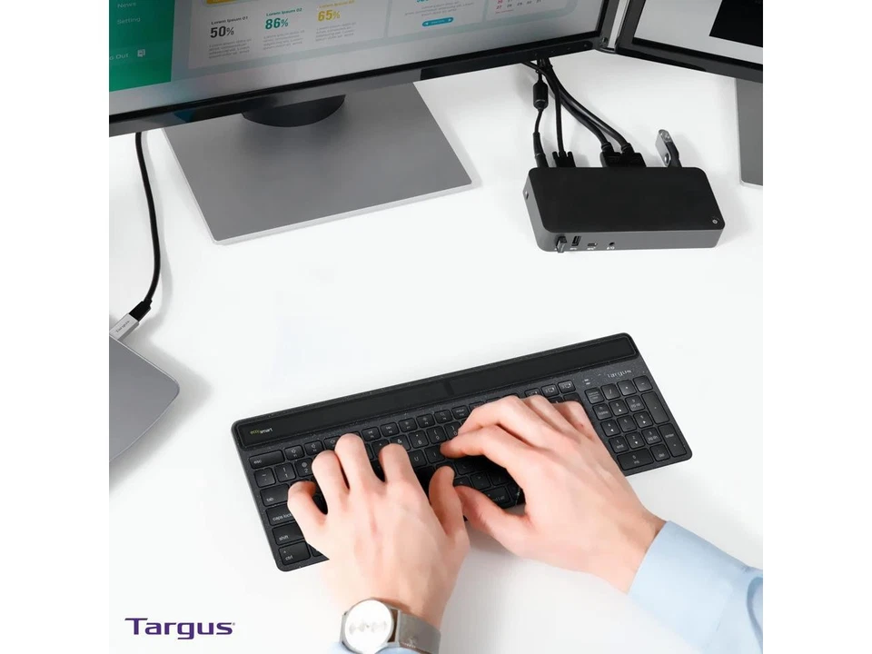 Targus Sustainable Ergonomic EcoSmart Keyboard AKB871US - Image 2 of 4