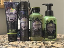 Bath & Body Works Maleficent Set~ Full Size Shower Gel, Body Cream, Mist, & Soap