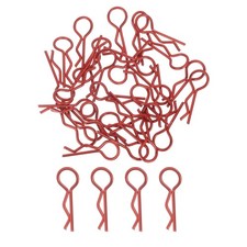 30Pcs At Carrosserie RC 30° pour 1/8 1/10 1/12 Rouge 20mm