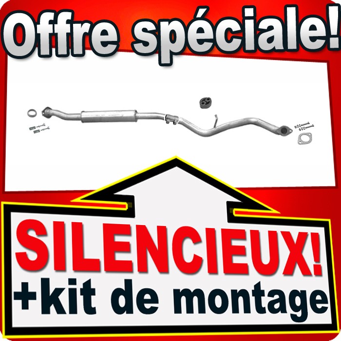 Silencieux intermédiaire Subaru Outback 2.5i pièce échappement compatible break essence BR 167CH