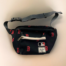 Marsupio Herschel MLB Boston Red Sox logo "B" nero cintura tracolla regolabile