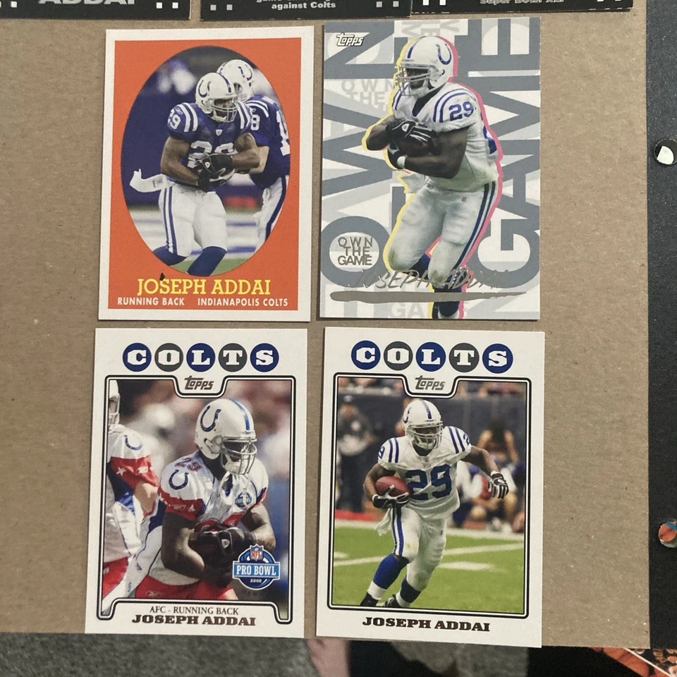2007-2008 Topps (7) Joseph Addai Football Cards - Image 3 of 3