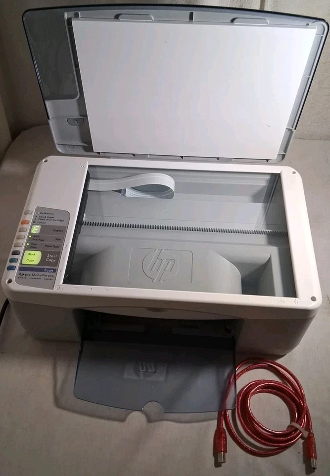 HP PSC 1210 All-In-One Inkjet Printer, Copier & Scanner, needs ink,or? Lights Up - Image 2 of 4