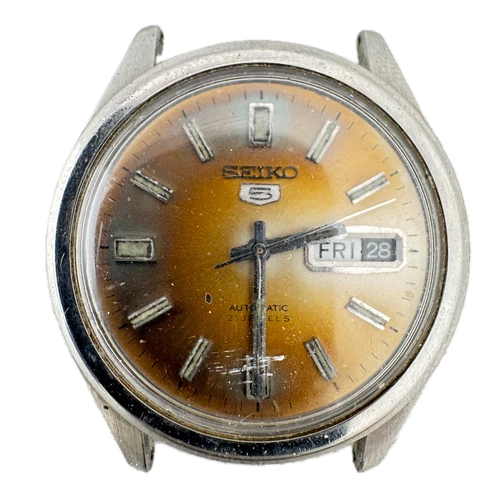 Vintage 37mm Seiko 6119-8083 Day Date 21 Jewel Men's Automatic Wristwatch Japan