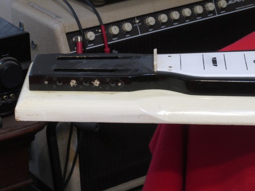 Guitare vintage années 50 Harmony USA Roy Smeck tour acier corps manche housse H7 Project - Photo 18 sur 24