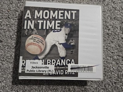  A Moment in Time - Ralph Branca Unabridged Audiobook - Baseball Biography 6-CD