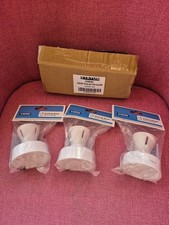 3 Ceiling Rose Batten Holders White