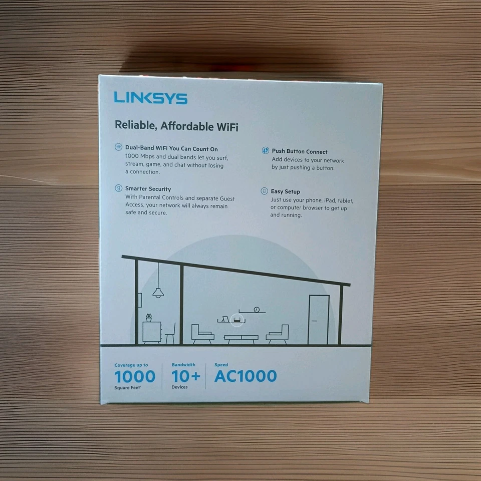Linksys E5350 1000Mbps Wireless Router (ROULNK910) - Image 2 of 2
