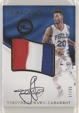 2016-17 Panini Immaculate Premium 17/35 Timothe Luwawu-Cabarrot Patch Auto 5w7
