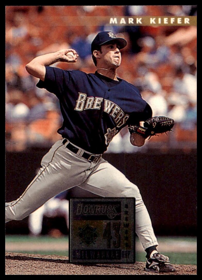 1996 Donruss #448 Mark Kiefer Brewers