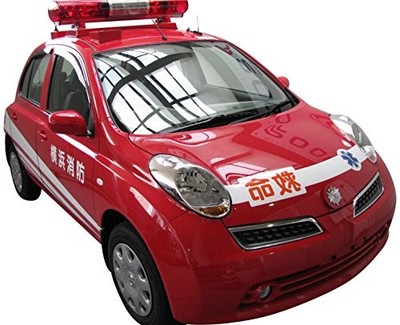 Fujimi model 1/24 inch up series No.257 Nissan march fire fighting life-saving