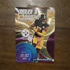 Panini Donruss Elite Full Throttle Purple JuJu Smith-Schuster #FT15 /75 -