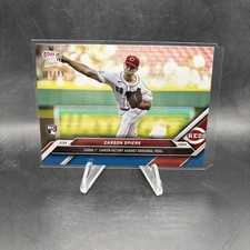 2024 Topps Now - Carson Spiers #341 Blue /49 (RC) - Reds