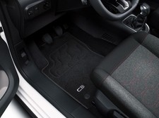 Citroen C3 2017 On Carpet Mat Set Tailored Floor Black Genuine Accessory NEW