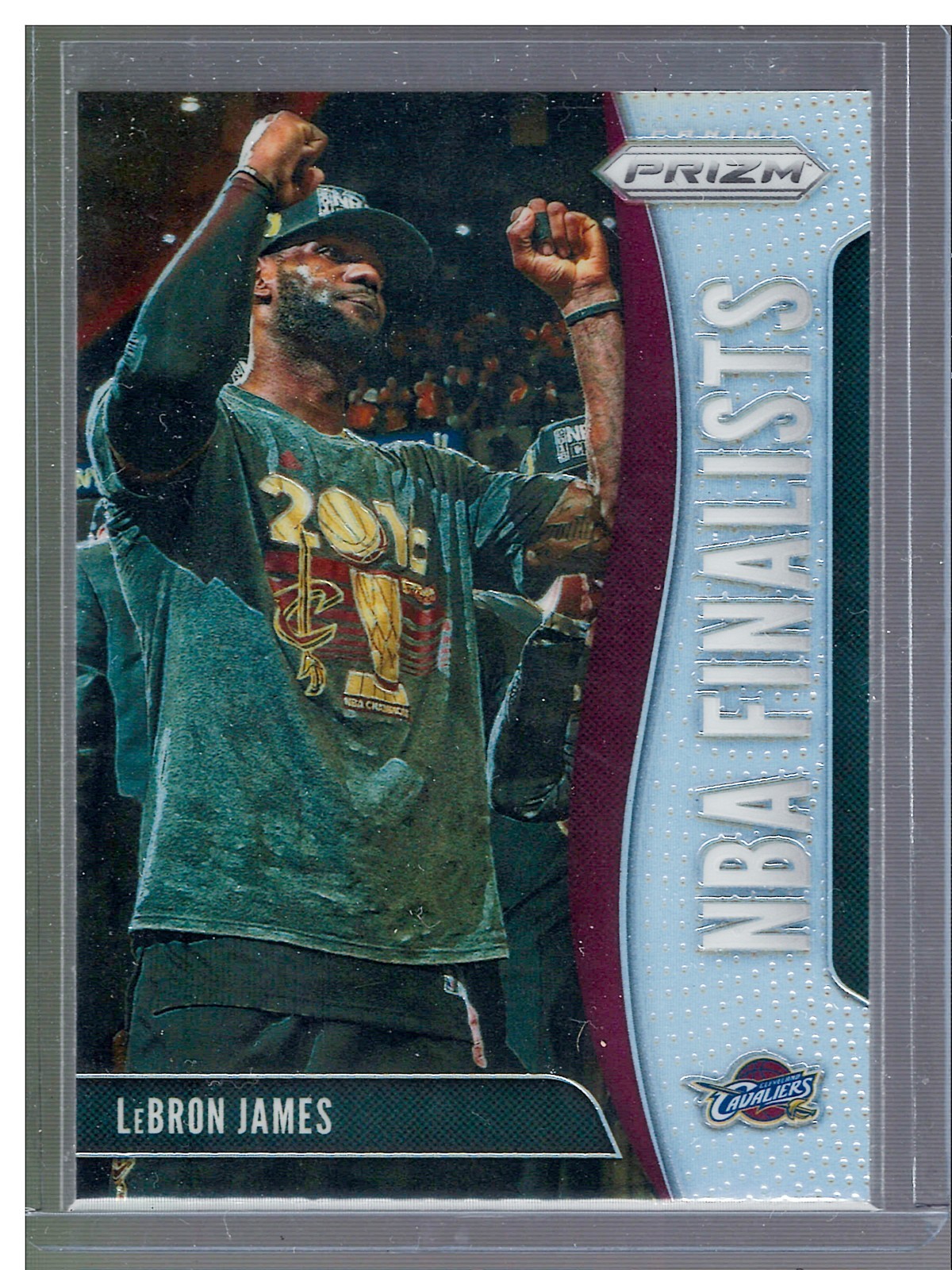 2019-20 Prizm LeBron James Silver NBA Finalists Prizm Refractor SP Insert Lakers