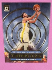 Stephen Curry 2019-20 Panini Donruss Optic 6 T-Minus 3 2 1 Golden State Warriors