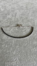 Black Spinel Rhodium Over Sterling Silver Bol...