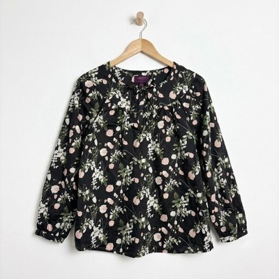 J.Crew x Liberty Art Fabrics Poppy Dream Floral Cotton Peasant Top XXS Boho