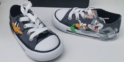 Converse Allstar Looney Tunes Kinder Gr. 22 grau Bugs Bunny Duffy Duck Sneaker