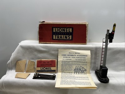 EARLY ORIGINAL LIONEL 151 SEMAPHORE IN OB - 1947 - POSTWAR
