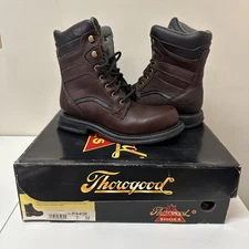 Thorogood 814-4129 Men's 8" Generation Flex Soft Toe Leather Boots Size 7M