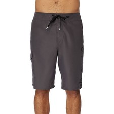 O'Neill Men's 42 Charcoal Santa Cruz Solid 2.0 Boardshort Swim Beach Surf K12-4